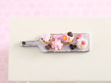 Load image into Gallery viewer, Pink Cupcakes for Spring - Handmade miniature dollhouse food in 12th scale