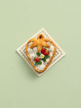 Load image into Gallery viewer, Strawberry Shaped Tart - 12th scale handmade miniature food