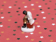 Load image into Gallery viewer, Jazz Band Musician Ornament - Sitting Trumpet - 12th Scale Vintage Decoration for Dollhouse