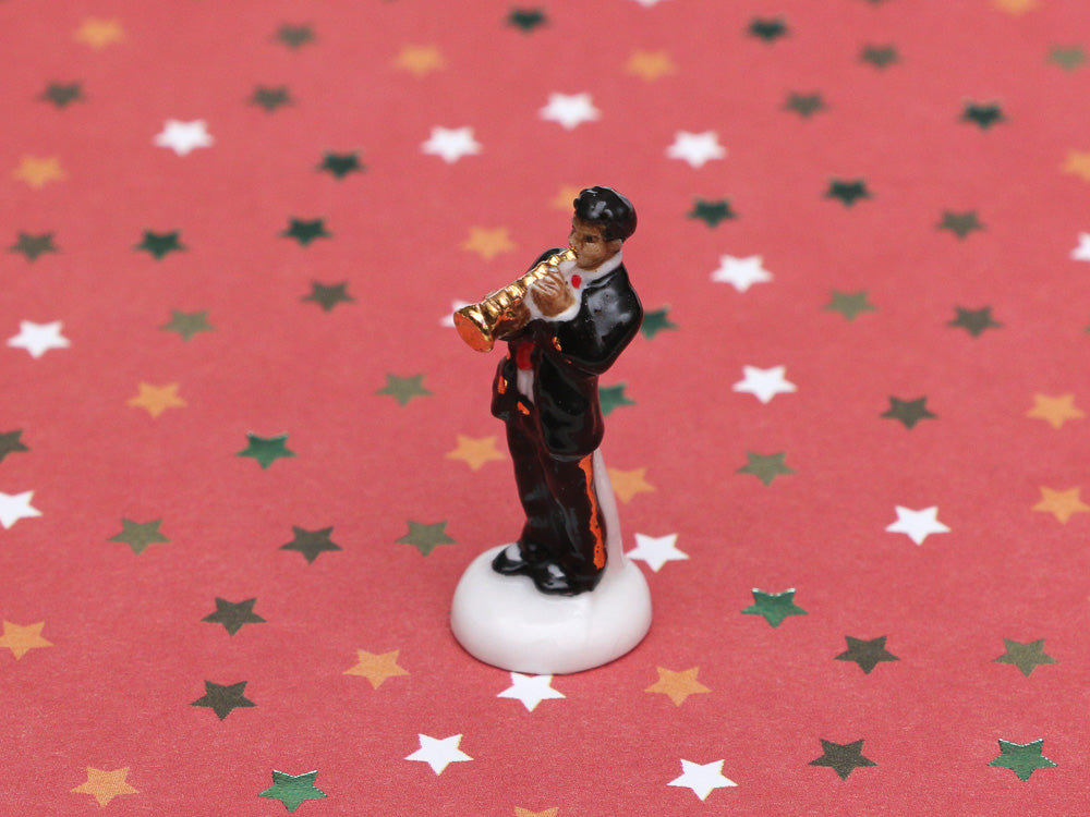 Modello Mini Clarinetto 16cm - Decorazione Per Casa, Scrivania, Dollhouse, Regalo Per Musicisti - Foto 2