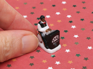 Jazz Band Musician Ornament - Keyboard - 12th Scale Vintage Decoration for Dollhouse