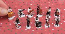 Load image into Gallery viewer, Jazz Band Musician Ornament - Sitting Trumpet - 12th Scale Vintage Decoration for Dollhouse