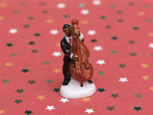 Load image into Gallery viewer, Jazz Band Musician Ornament - Double Bass - 12th Scale Vintage Decoration for Dollhouse