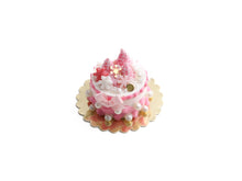 Load image into Gallery viewer, Pink Winter Forest Cake - OOAK - Handmade Miniature Food
