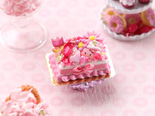 Load image into Gallery viewer, Pink Cookie and Treats Cake - Hello Kitty - Handmade Miniature Food