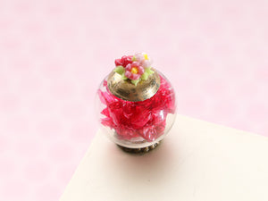 Jar of Wrapped Candy Bonbons - Handmade Miniature Food