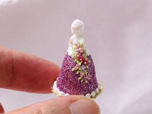 French Marquise Cake in Pink - Béatrice - Handmade Miniature Food