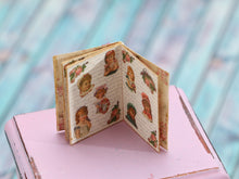 Load image into Gallery viewer, Miniature Album of Vintage Chromos / Decoupage Images - Handmade Dollhouse Miniature