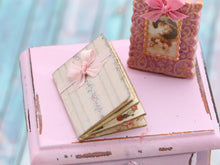 Load image into Gallery viewer, Miniature Album of Vintage Chromos / Decoupage Images - Handmade Dollhouse Miniature