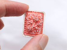 Load image into Gallery viewer, Pink Chic Pie with Flower Decoration in Metal Oven Dish - Handmade Miniature Food