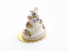 Load image into Gallery viewer, Three tiered blossom cascade cake - OOAK - handmade miniature food