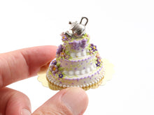 Load image into Gallery viewer, Three tiered blossom cascade cake - OOAK - handmade miniature food