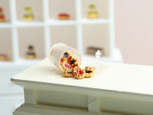 Load image into Gallery viewer, Spilt Jar of Butter Cookies - Handmade Miniature Dollhouse Food