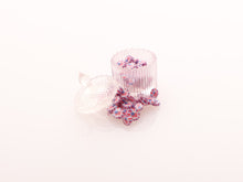 Load image into Gallery viewer, Spilt Vertical Jar of Patriotic Stars and Stripes Candy / US Flag / July 4th - Handmade Miniature Food