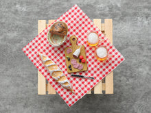 Load image into Gallery viewer, French Picnic or Aperitif Set (B) with Beer - Summer Drinks - Handmade Miniature Dollhouse Food