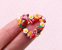 Load image into Gallery viewer, OOAK - Miniature Decorative Valentine&#39;s Garland – Dollhouse 1:12 Scale Handmade Decoration