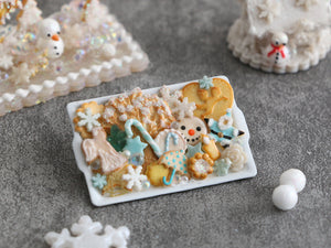 Winter Cookies - Winter Wonderland Collection - Handmade 12th Scale Dollhouse Miniature