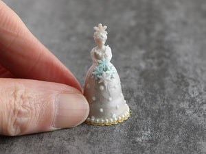 French Marquise Cake "Juliette" - Winter Wonderland Collection - Handmade 12th Scale Dollhouse Miniature