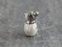 Load image into Gallery viewer, Porcelain Snowman Decoration - Winter Wonderland Collection - 12th Scale Dollhouse Miniature
