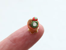 Load image into Gallery viewer, Flower Pot Garden Cupcake with Marzipan Vegetable Decoration - Cauliflower, Tomato, Potato - 12th Handmade Miniature Food
