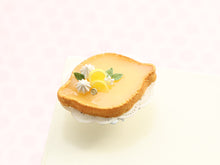 Load image into Gallery viewer, Lemon Tart / Tarte au Citron - Handmade Miniature Food in 12th Scale for Dollhouses