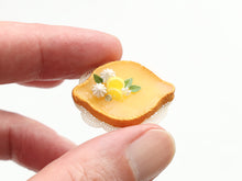 Load image into Gallery viewer, Lemon Tart / Tarte au Citron - Handmade Miniature Food in 12th Scale for Dollhouses