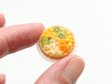 Load image into Gallery viewer, Tarte aux Fruits : French Fruit Tart  - Handmade Miniature Food in 12th Scale for Dollhouses