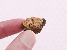 Load image into Gallery viewer, Basket of Miniature Chocolate Chip Cookies - 1:12 Scale Handmade Food