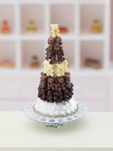 Load image into Gallery viewer, Teddy Bear Tower - 1:12 Scale Handmade Dollhouse Miniature Food