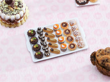 Load image into Gallery viewer, 1:12 Scale French Petits Fours - Handmade Miniature Dollhouse Food