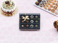 Load image into Gallery viewer, 1:12 Scale Gift Box of French Chocolates - Handmade Miniature Food
