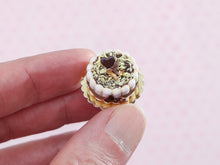 Load image into Gallery viewer, 1:12 Scale Miniature Charlotte Pastry - Handmade Food for Dollhouses