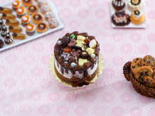 Load image into Gallery viewer, 1:12 Scale Chocolate Drip Cake - Handmade Miniature Food