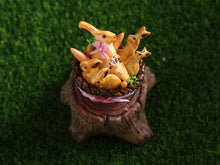 Load image into Gallery viewer, Basket of Easter Bunny Cookies - 1:12 Scale Handmade Dollhouse Miniature