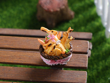 Load image into Gallery viewer, Basket of Easter Bunny Cookies - 1:12 Scale Handmade Dollhouse Miniature