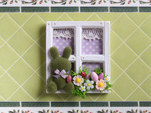 Load image into Gallery viewer, Spring Window Frame Wall Decoration in 1:12 Scale Dollhouse Decor