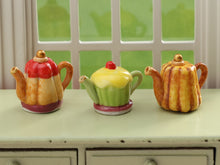 Load image into Gallery viewer, Novelty Miniature Charlotte Teapot - 12th Scale Dollhouse Decoration
