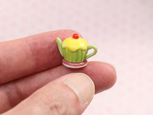 Load image into Gallery viewer, Novelty Miniature Cupcake Teapot - 12th Scale Dollhouse Decoration