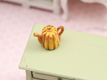 Load image into Gallery viewer, Novelty Miniature French Cannalé Bordelais Teapot - 12th Scale Dollhouse Decoration
