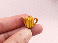 Load image into Gallery viewer, Novelty Miniature French Cannalé Bordelais Teapot - 12th Scale Dollhouse Decoration
