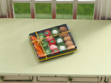 Load image into Gallery viewer, Gift Box of Marzipan Vegetables - Handmade Miniature Food for Dollhouse in 12th Scale