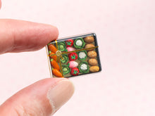 Load image into Gallery viewer, Gift Box of Marzipan Vegetables - Handmade Miniature Food for Dollhouse in 12th Scale