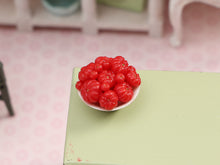 Load image into Gallery viewer, Beef Heart (Coeur de Boeuf) and Cherry Tomatoes in Bowl - 12th Scale Handmade Miniature Food for Dollhouses