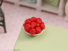 Load image into Gallery viewer, Beef Heart (Coeur de Boeuf) and Cherry Tomatoes in Bowl - 12th Scale Handmade Miniature Food for Dollhouses