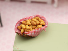 Load image into Gallery viewer, Basket of New Potatoes - 12th Scale Handmade Miniature Food for Dollhouses