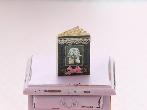 Miniature Book of Vintage Images - Handmade 12th Scale Miniature