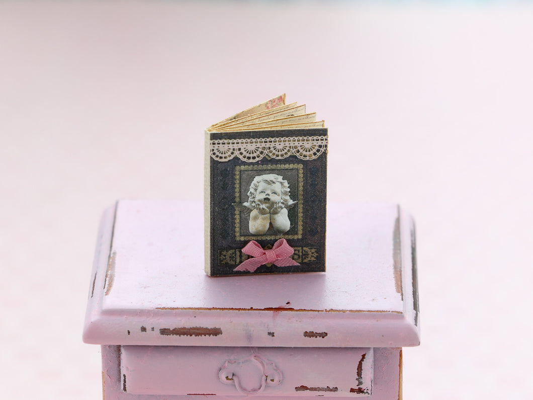 Miniature Book of Vintage Images - Handmade 12th Scale Miniature