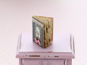 Miniature Book of Vintage Images - Handmade 12th Scale Miniature