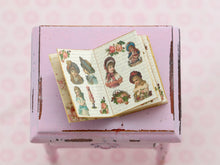 Load image into Gallery viewer, Miniature Book of Vintage Images - Handmade 12th Scale Miniature