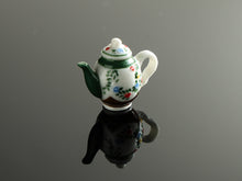 Load image into Gallery viewer, French Green Garden Floral Teapot - Miniature decoration for Dollhouses